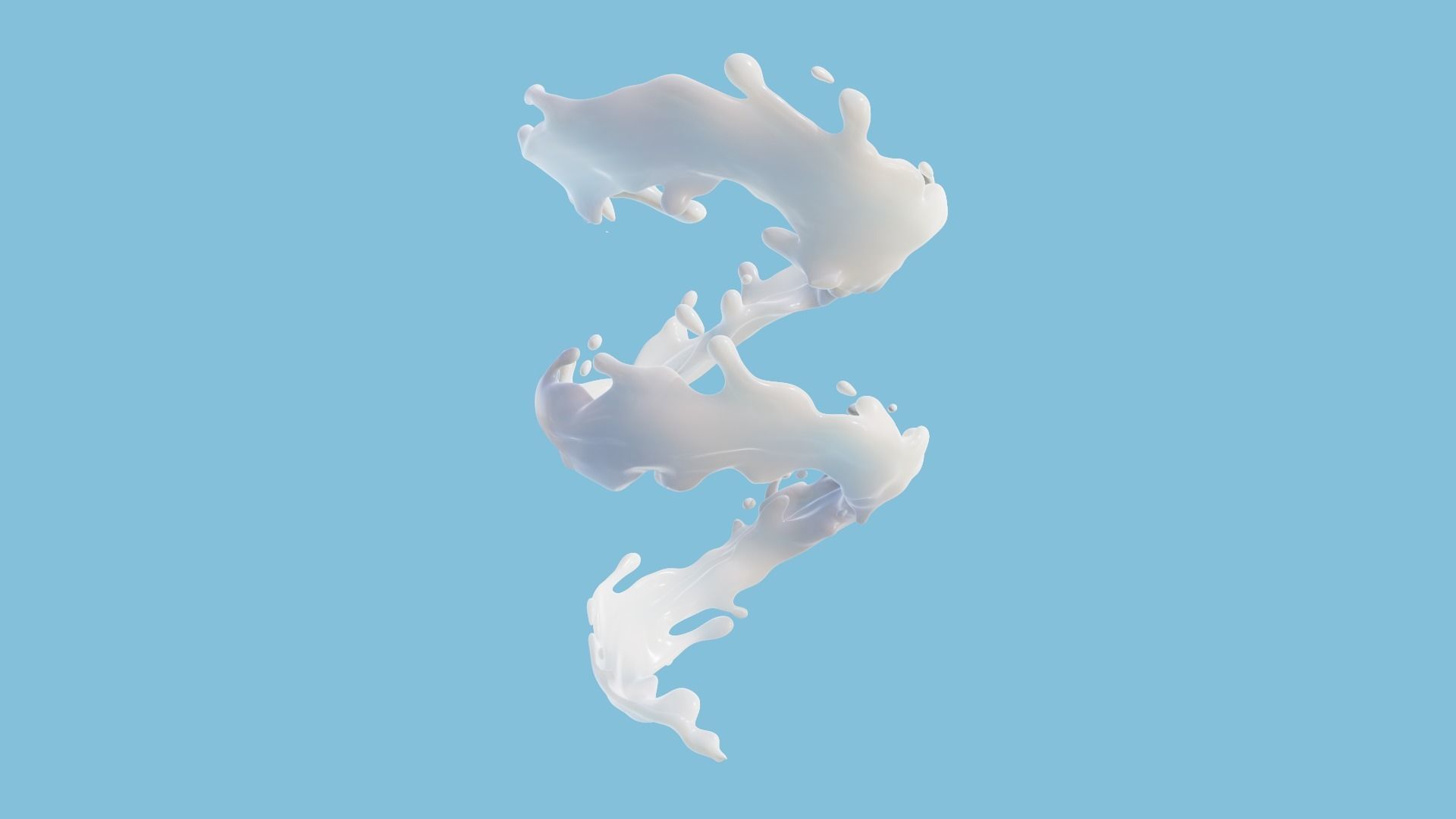 Milk Splash 3D model 3D model_14