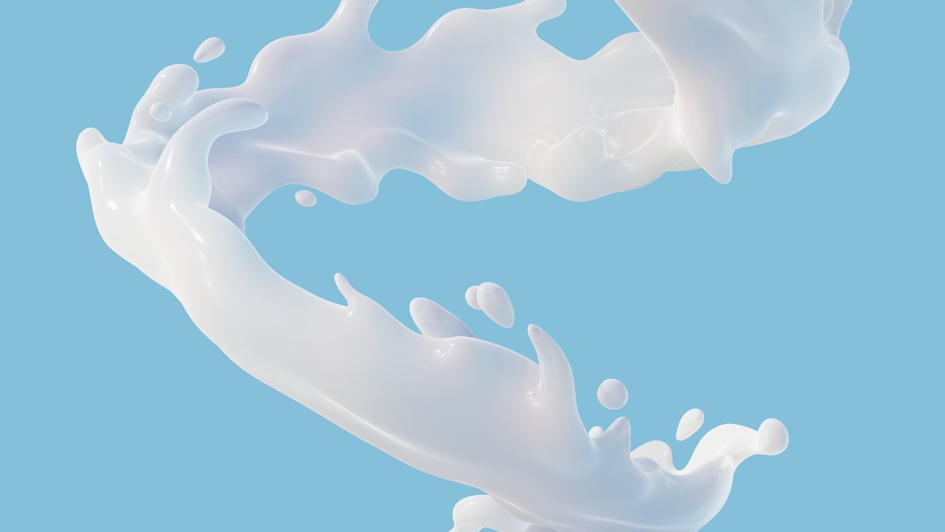 Milk Splash 3D model 3D model_10