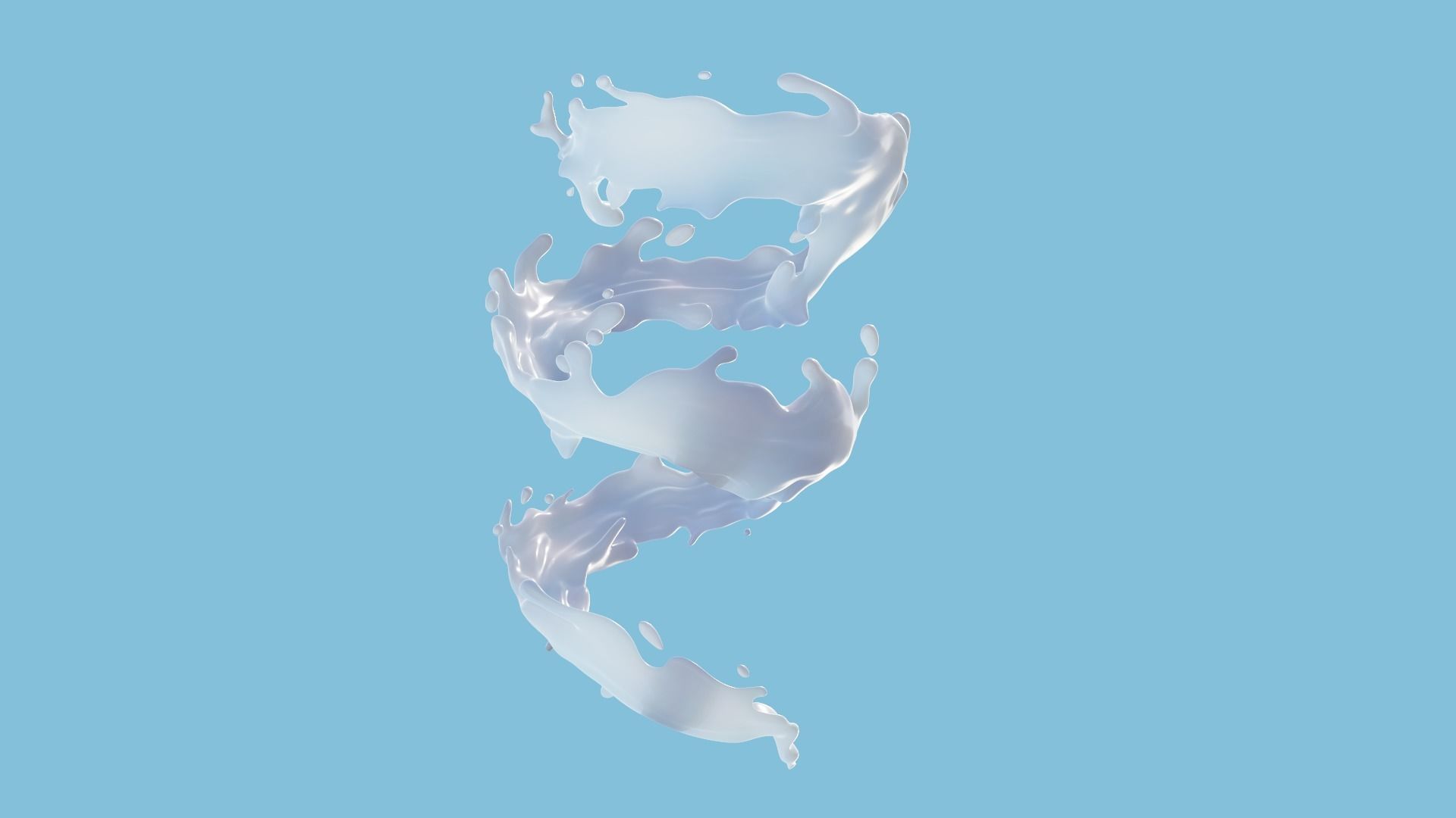 Milk Splash 3D model 3D model_12