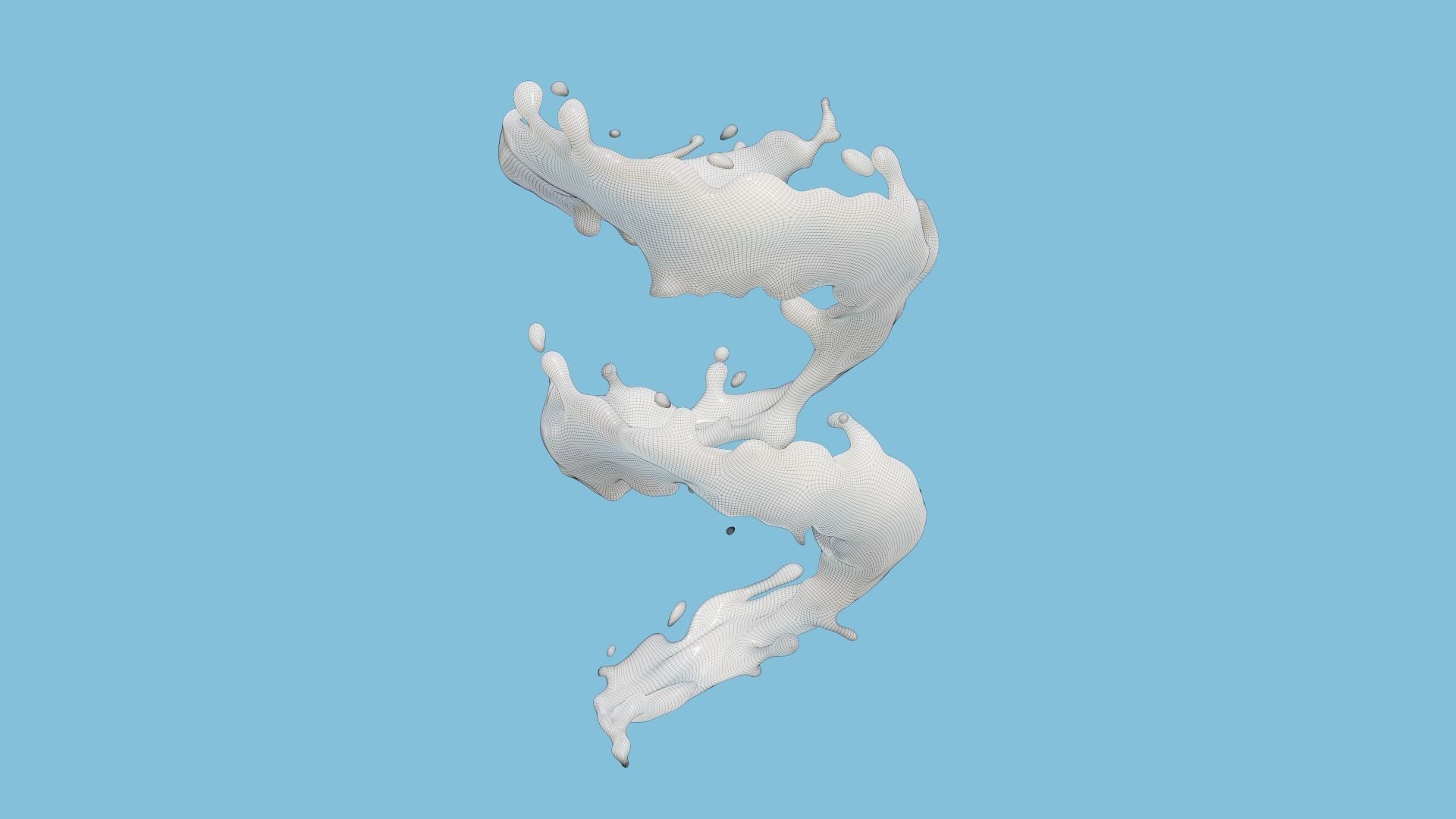Milk Splash 3D model 3D model_17