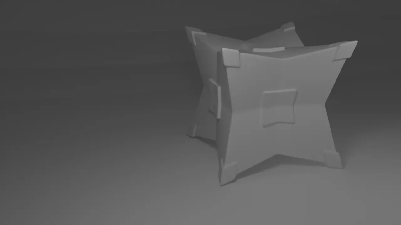 Beautiful cube for decorating the table 3D print model_0