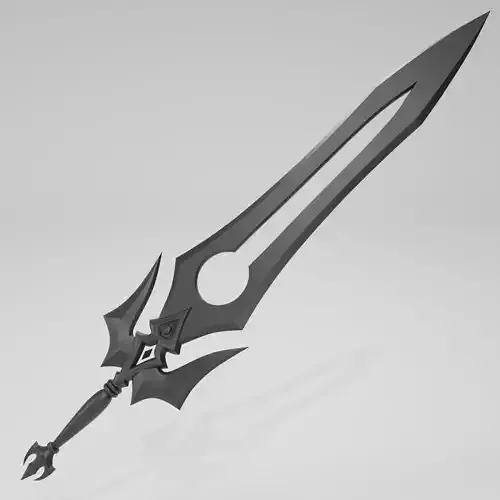 Low Poly Vampire Sword