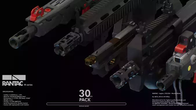 RANTAC Muzzle brakes kitbash