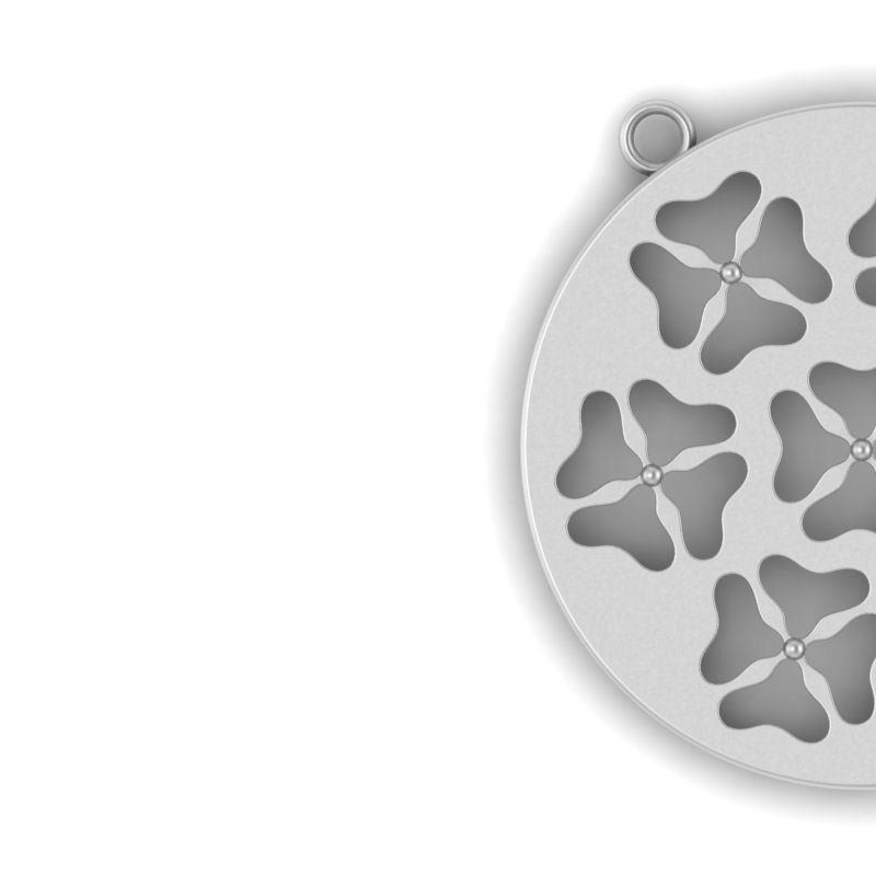 3d-model flower pendant 3D print model_2