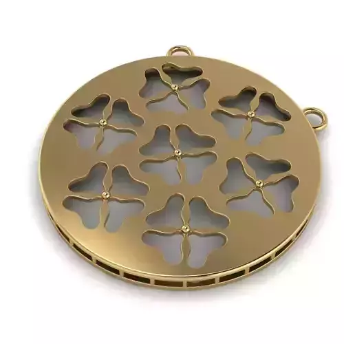 3d-model flower pendant