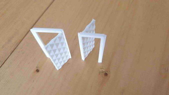 Parametric Door for 3Dprint 45 x 110 mm 3D print model