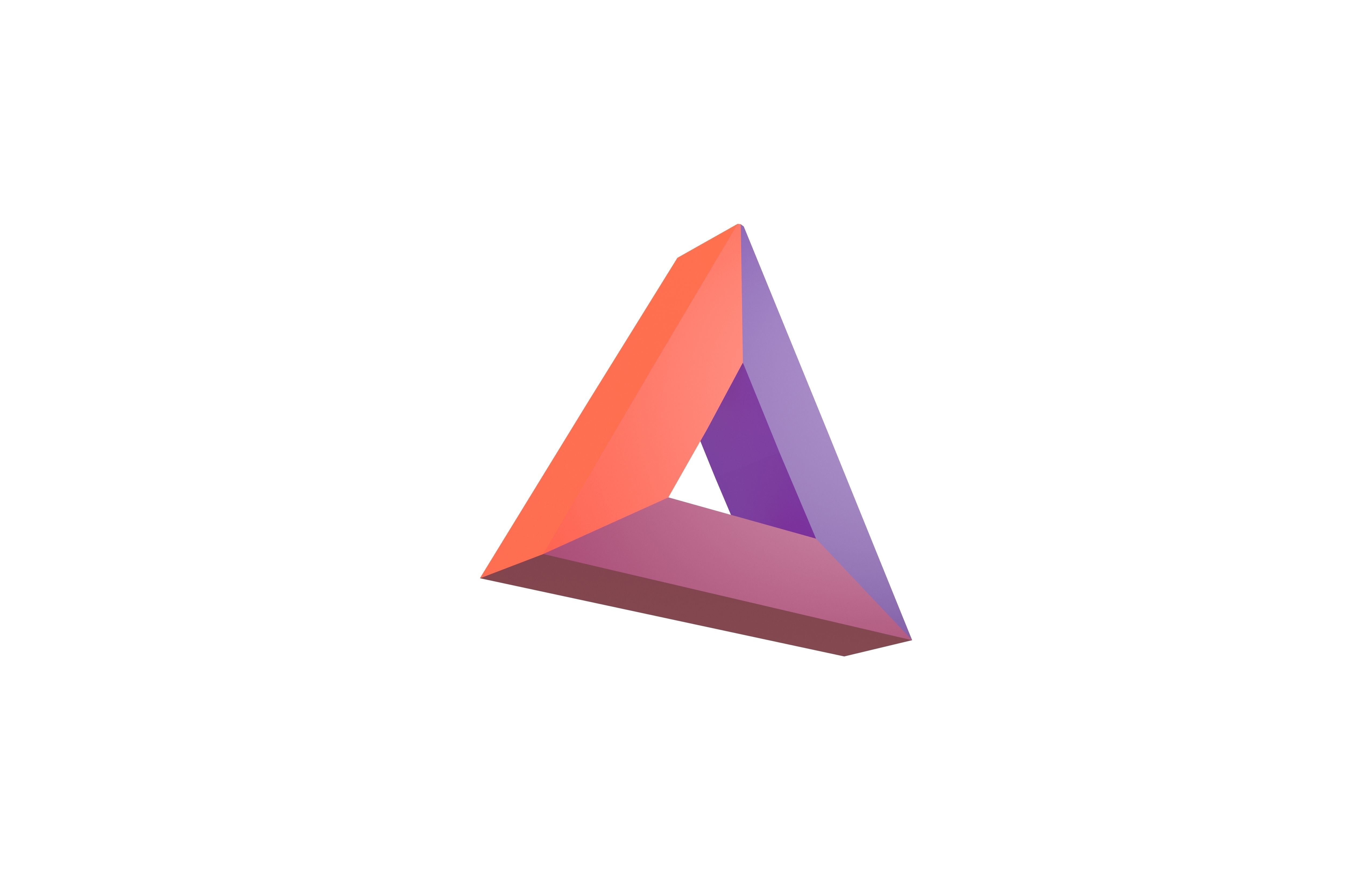 Basic Attention Token v1 001 Low-poly 3D model_4