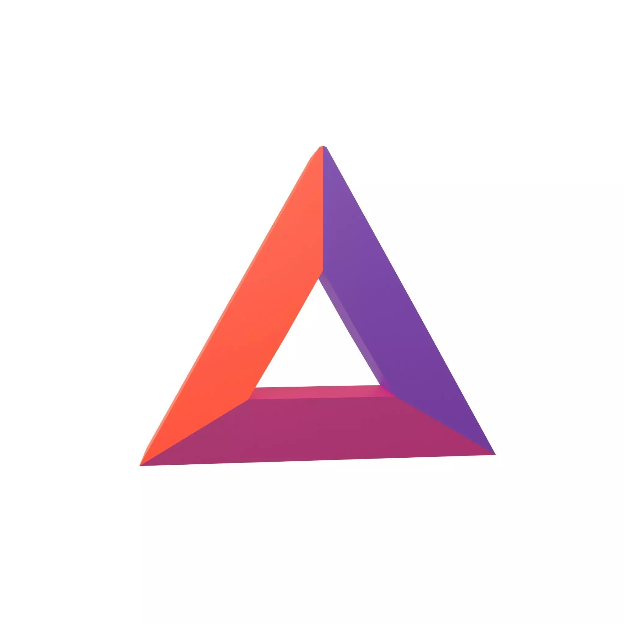 Basic Attention Token v1 001 Low-poly 3D model_0