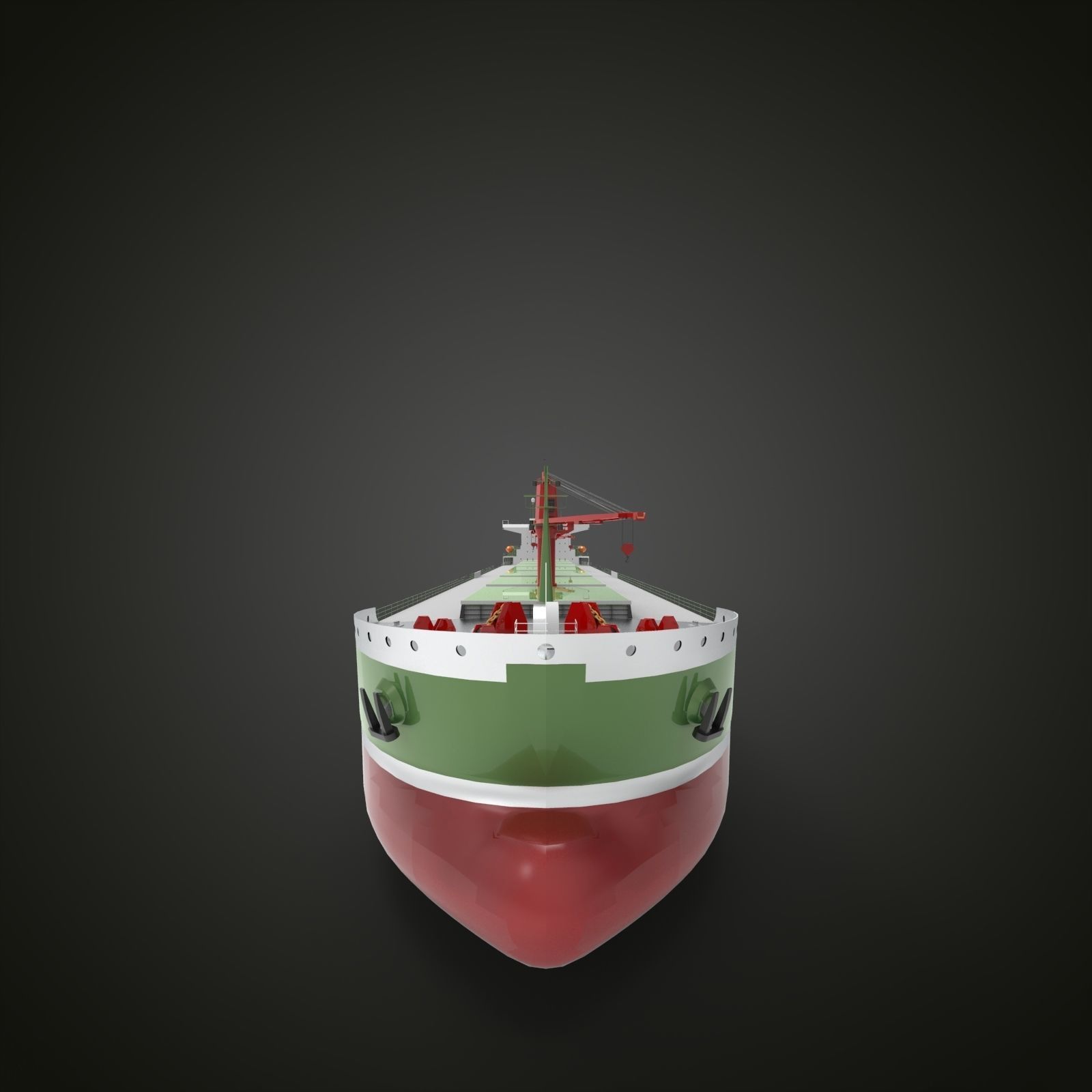 bulk carrier ship II 3D model_2