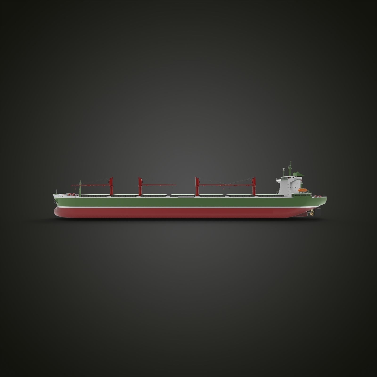 bulk carrier ship II 3D model_5