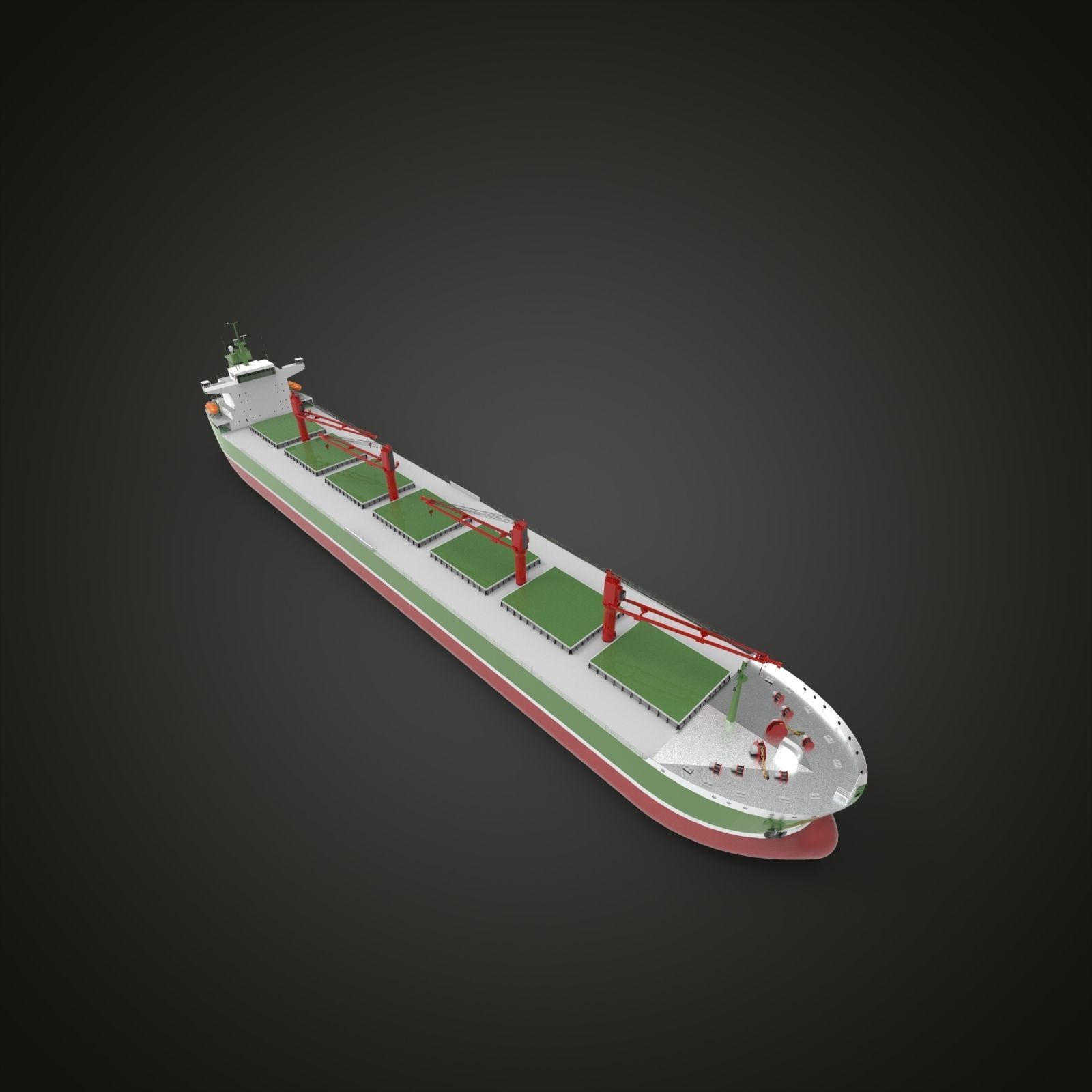 bulk carrier ship II 3D model_7