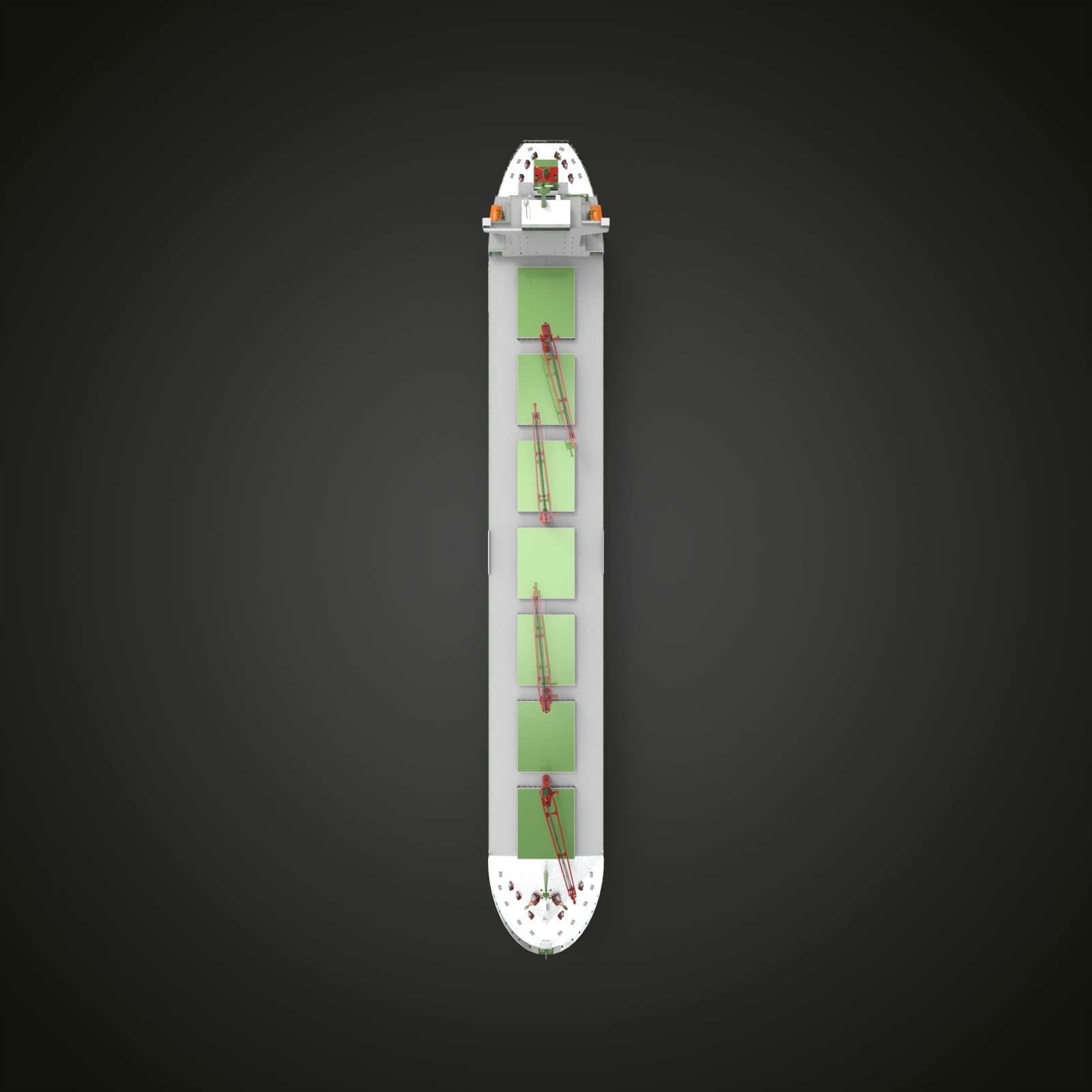 bulk carrier ship II 3D model_6