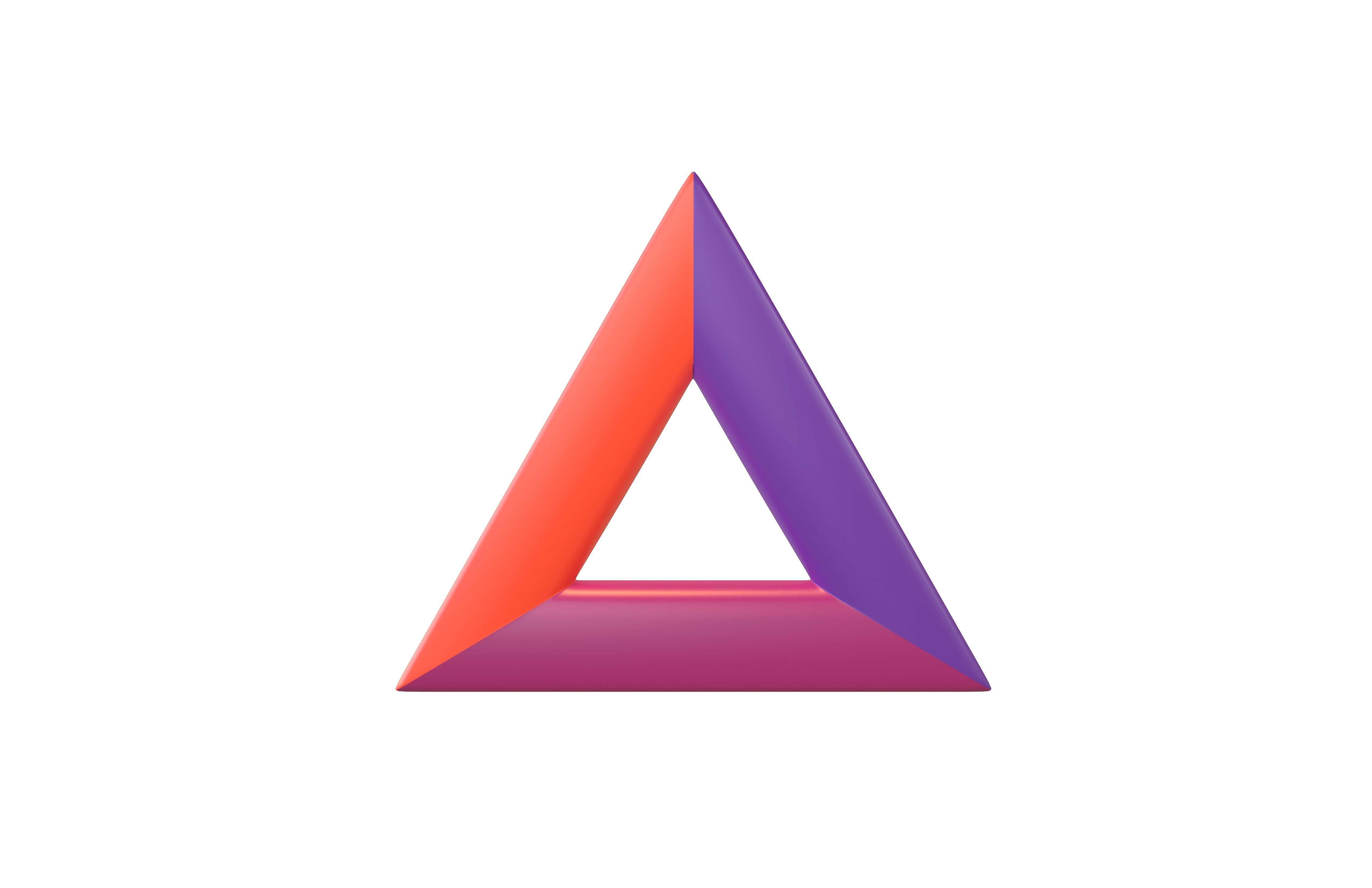 Basic Attention Token v2 001 Low-poly 3D model_1