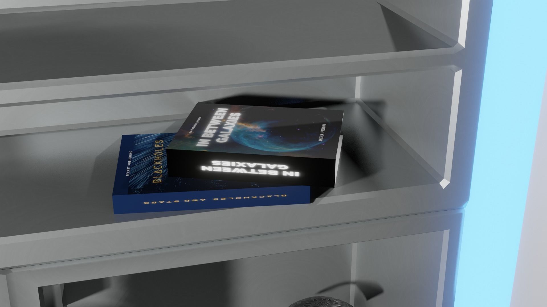 Cyberpunk cupboard Low-poly 3D model_7