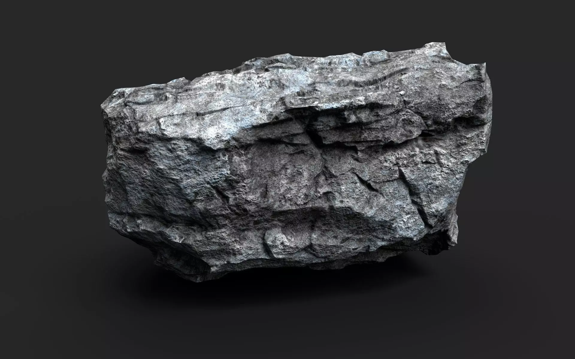 Rock 16-10 Low-poly 3D model_0