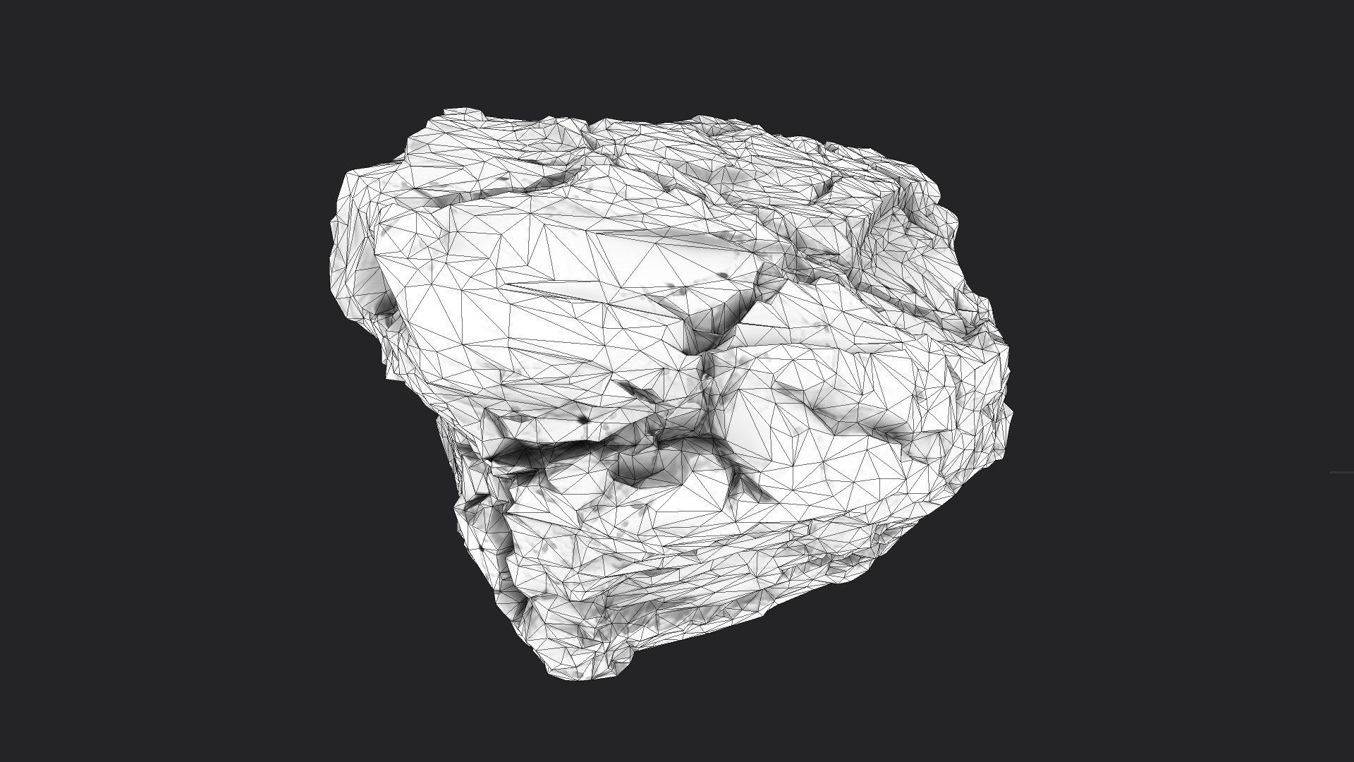 Rock 16-10 Low-poly 3D model_7