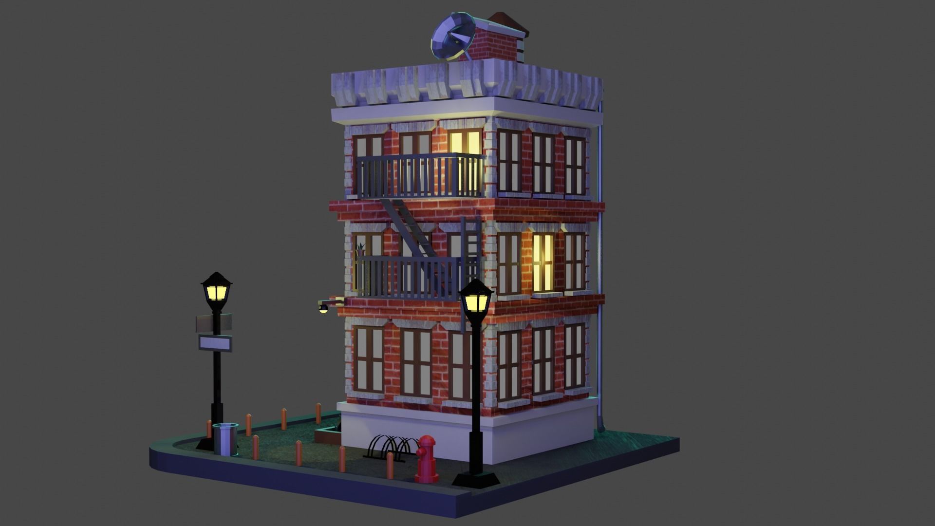 Apartament lighthouse 3D model_4