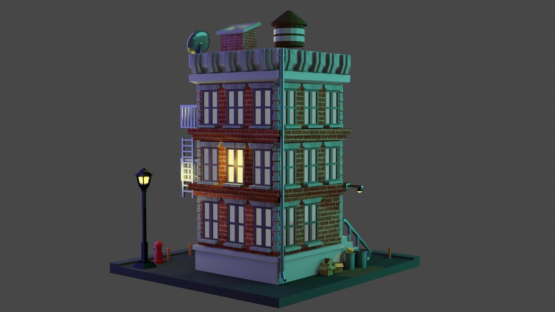 Apartament lighthouse 3D model_6