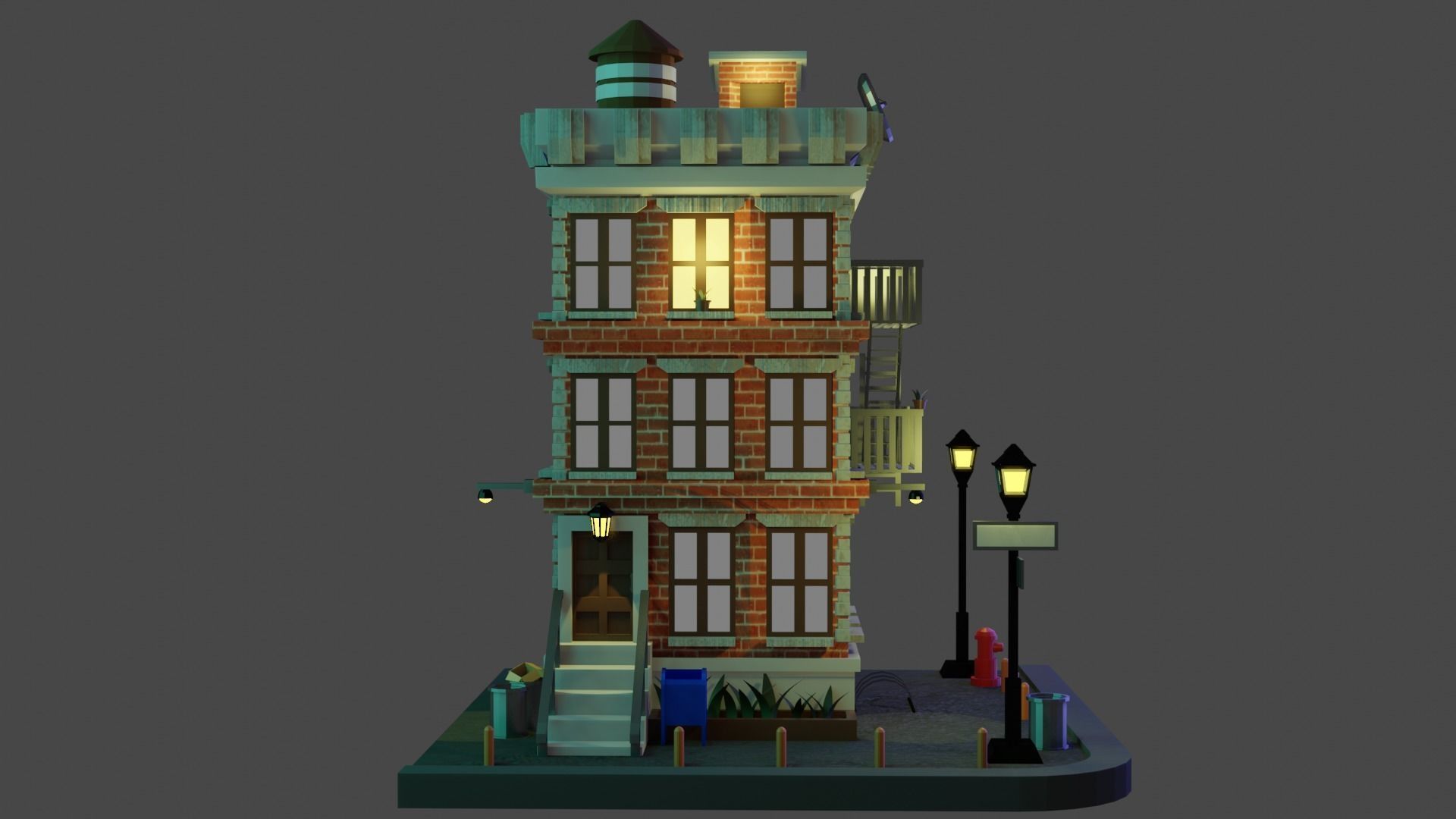 Apartament lighthouse 3D model_2