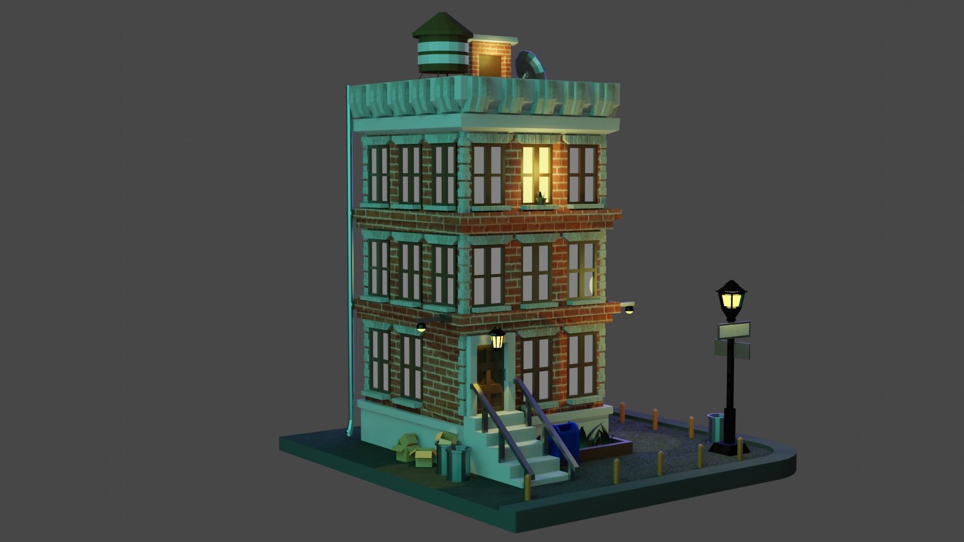 Apartament lighthouse 3D model_8