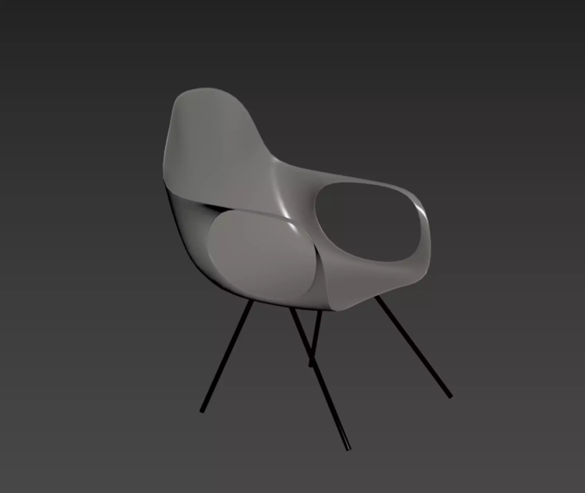 chair eames Free 3D model