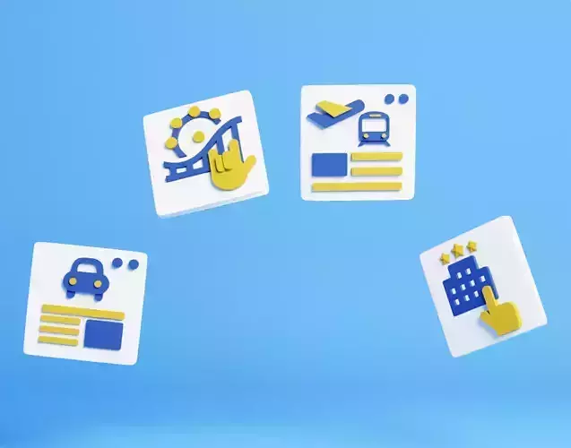 Asset For Travel App includes lighting setup