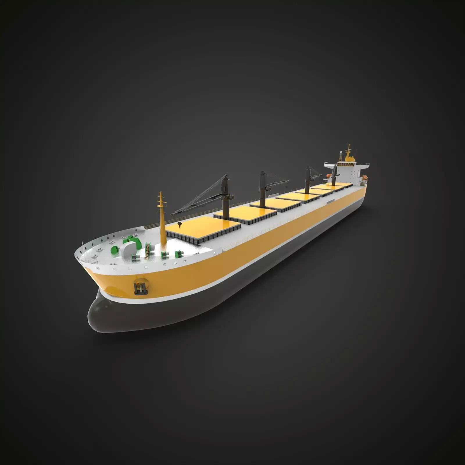 bulk carrier ship III 3D model_0