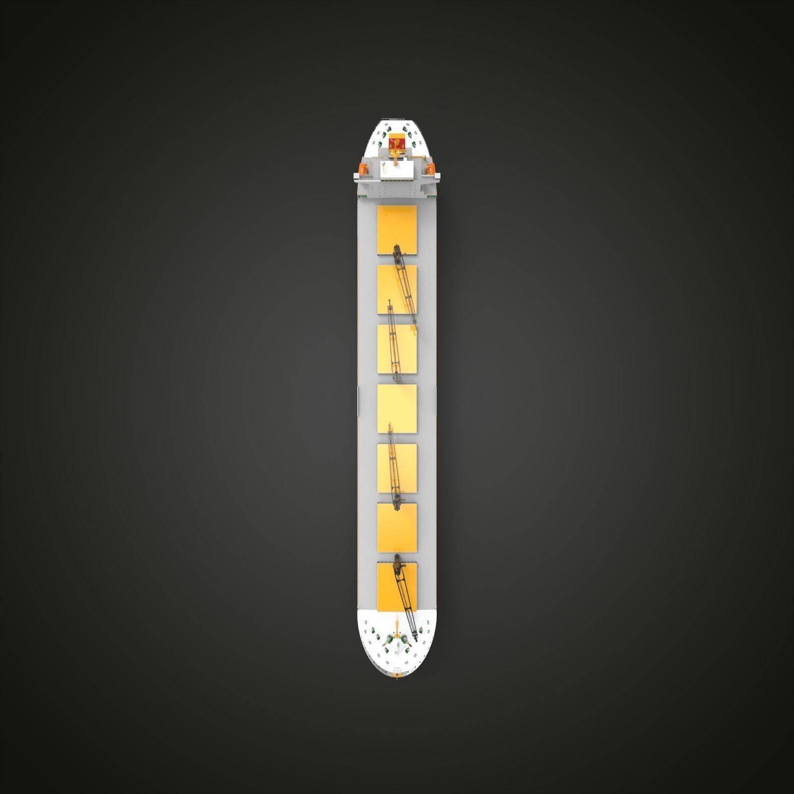 bulk carrier ship III 3D model_4