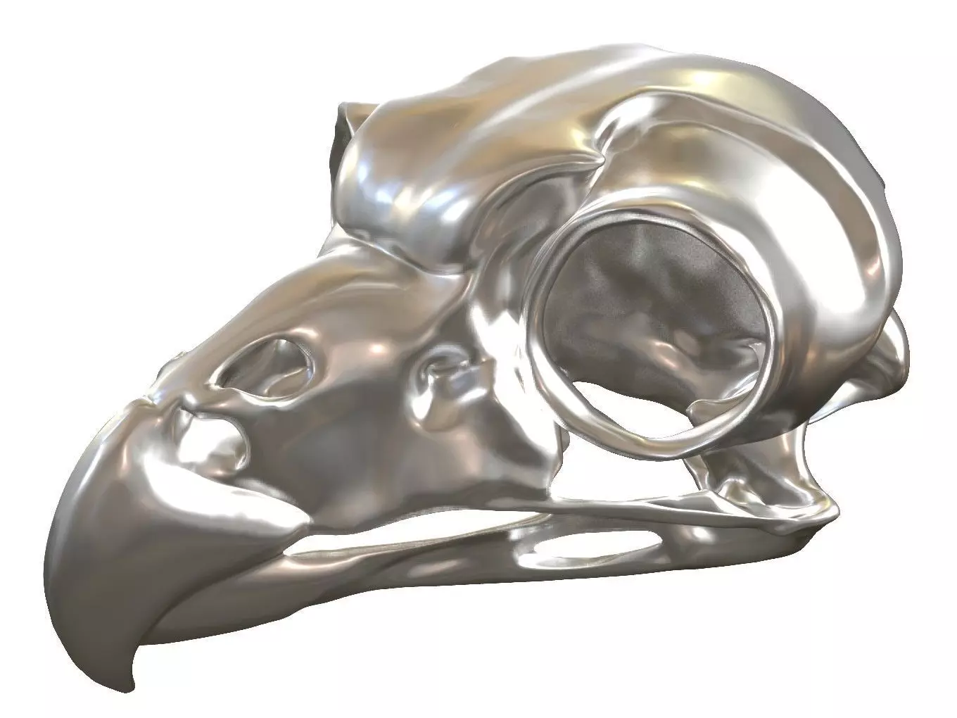 Cranium Owl Charm 3D print model_0