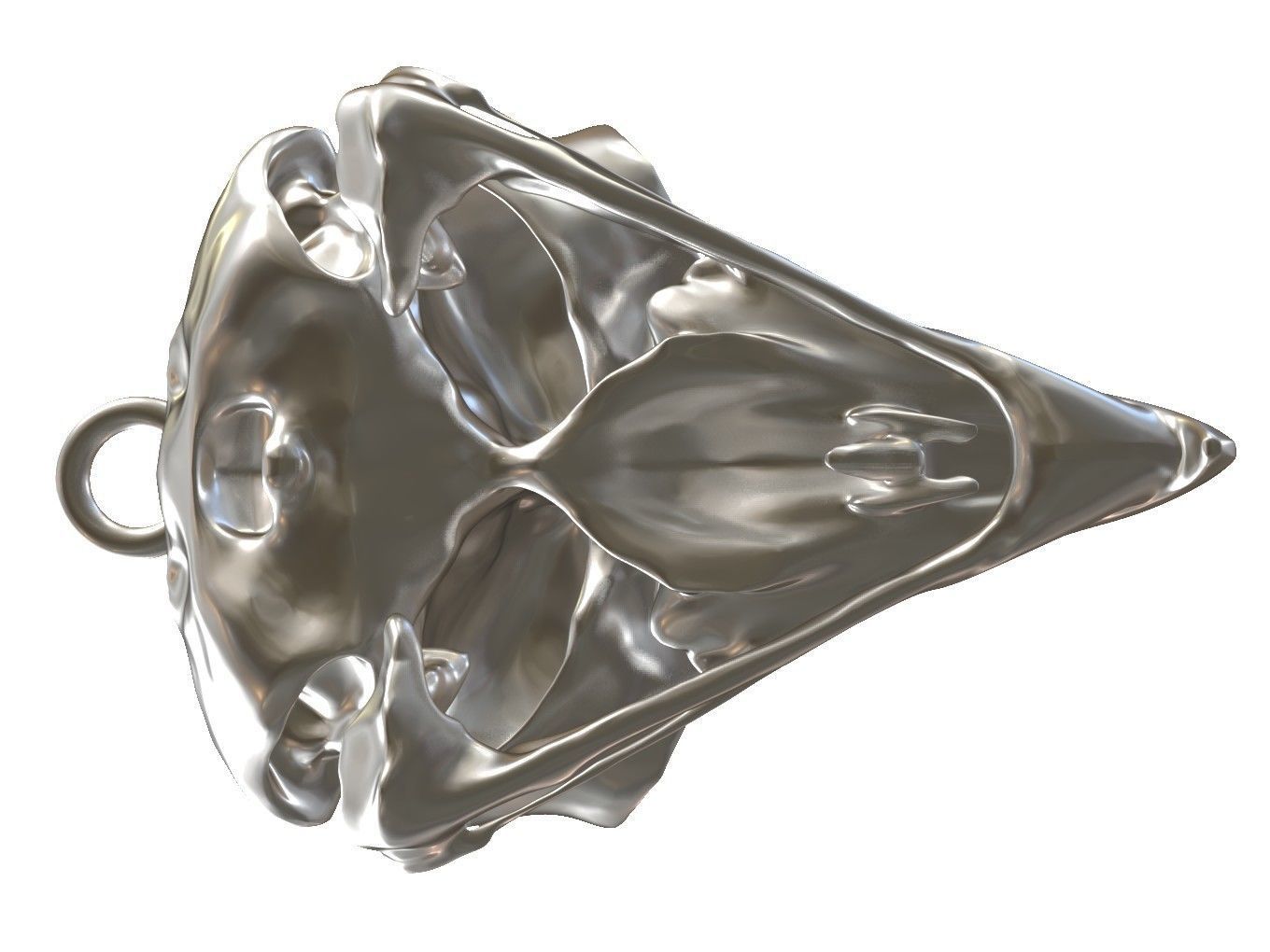 Cranium Owl Charm 3D print model_4