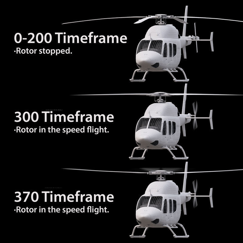 Bell 429 Police Helicopter 3D model_6