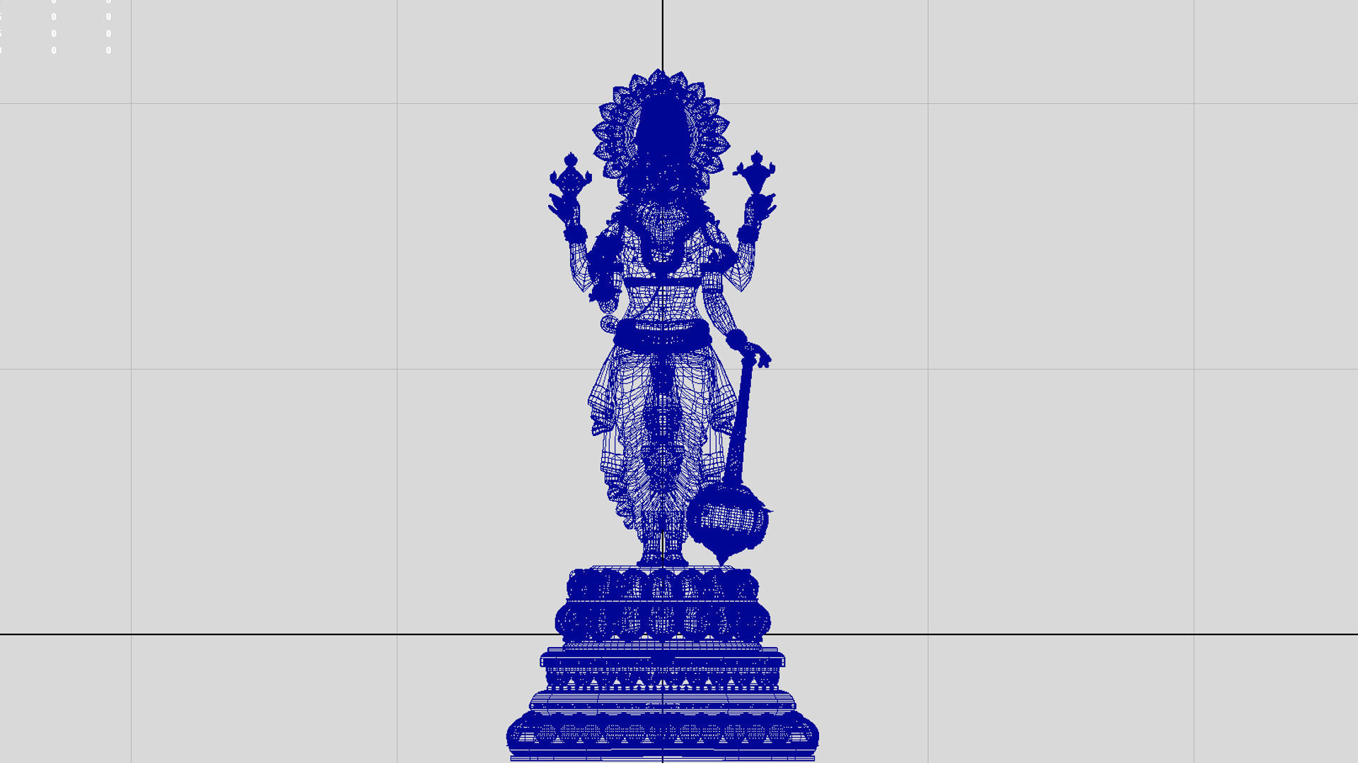 god narasimha 3D model_7