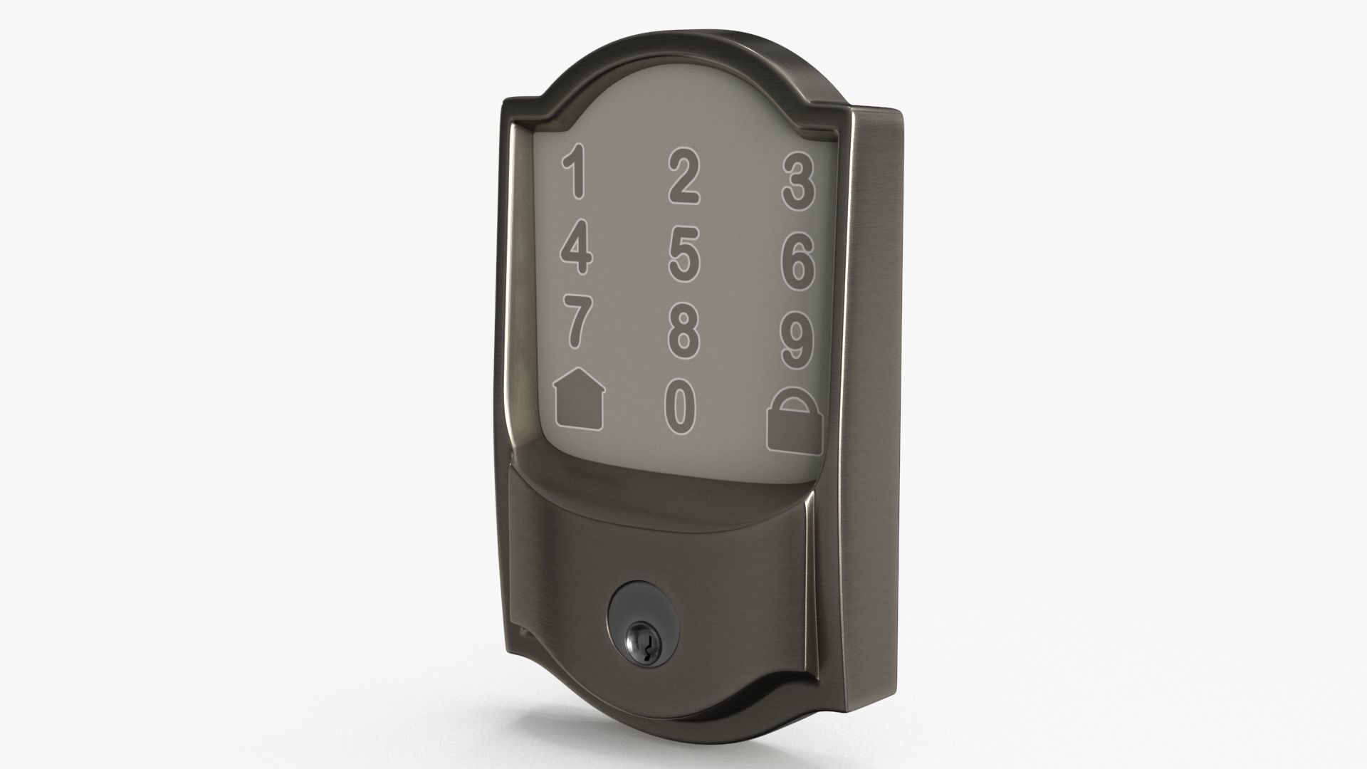 3D Smart Lock Low-poly 3D model_12