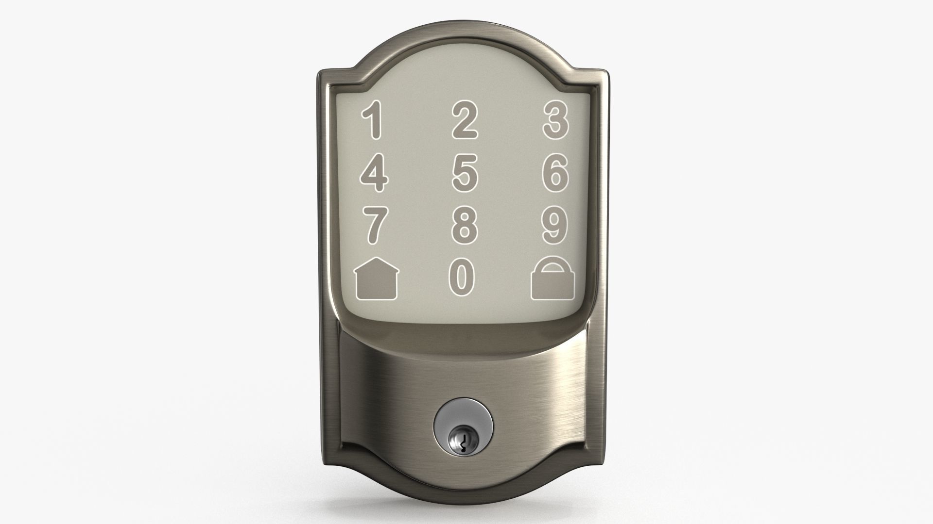3D Smart Lock Low-poly 3D model_2