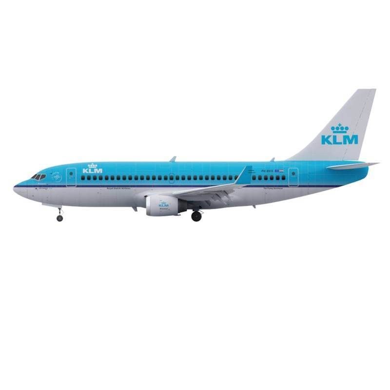Boeing 737 KLM Airlines 3D model_17