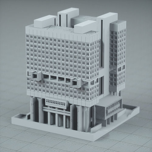 House of Soviets Model 3D print model