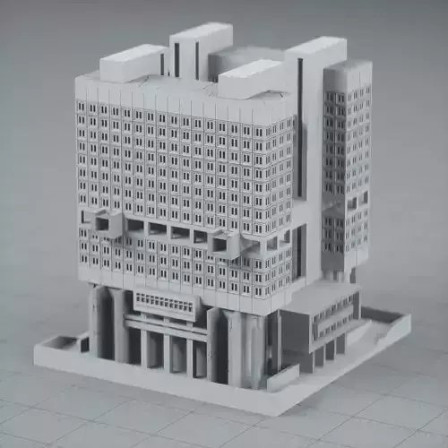 House of Soviets Model 3D print model