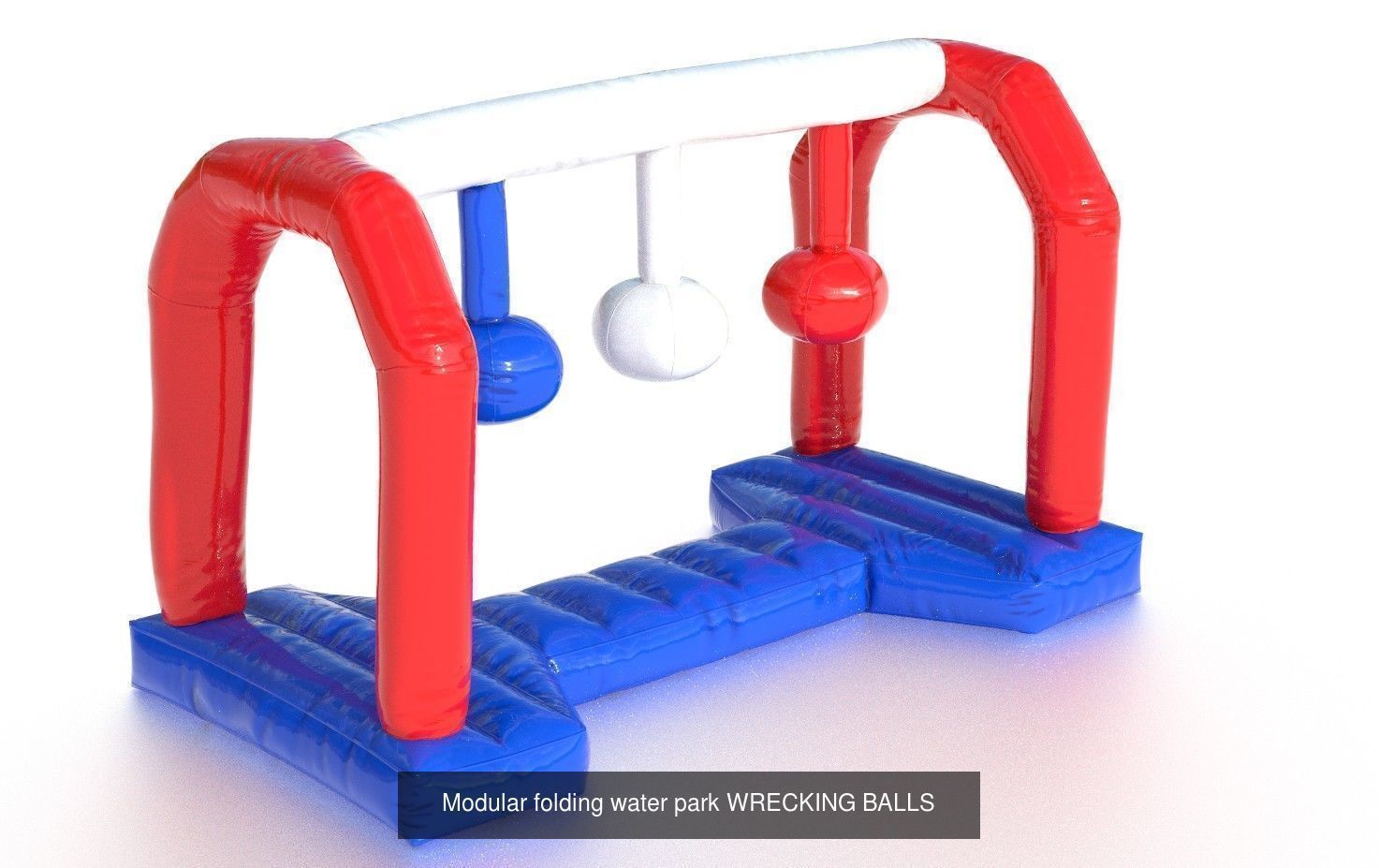 MODULAR INFLATABLE WATER PARK 3D Model Collection_3