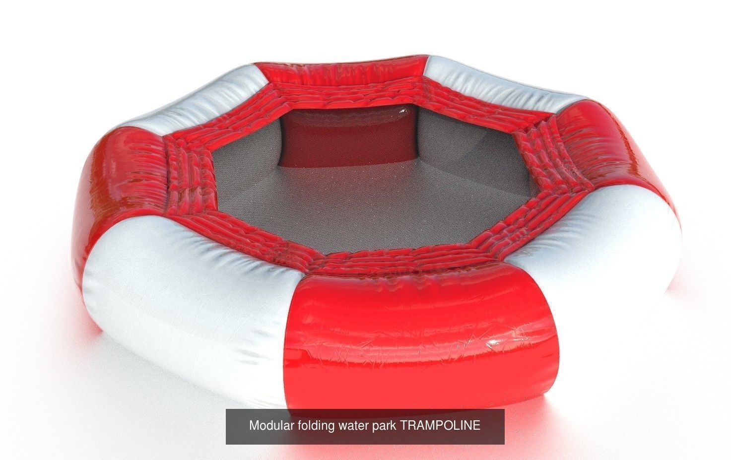 MODULAR INFLATABLE WATER PARK 3D Model Collection_2