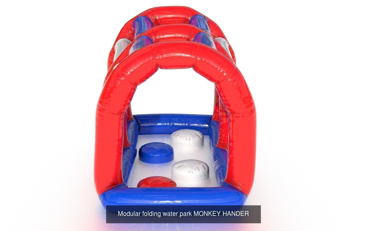 MODULAR INFLATABLE WATER PARK 3D Model Collection_5