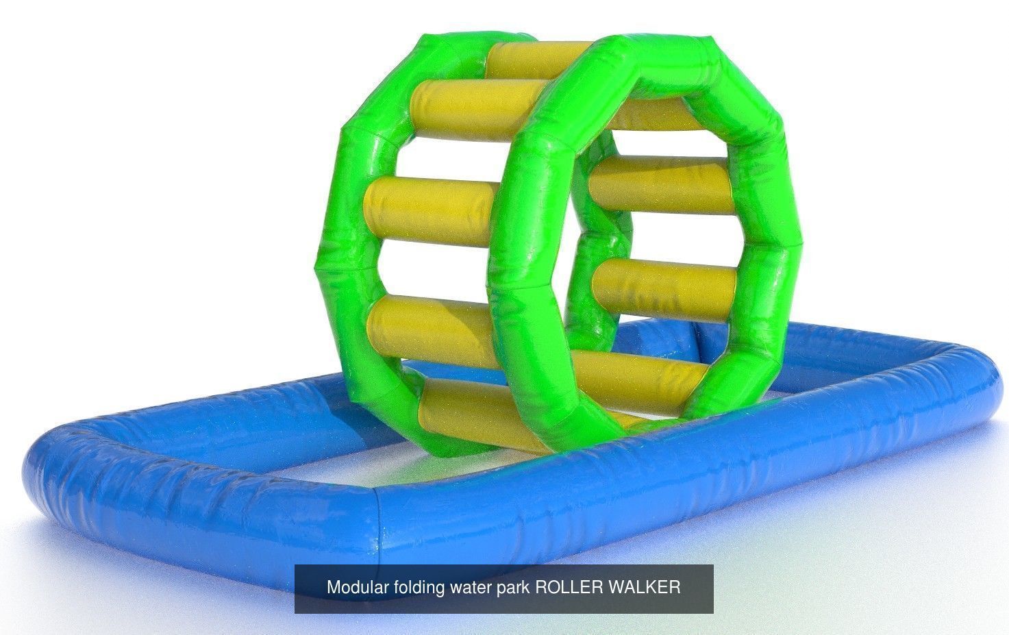 MODULAR INFLATABLE WATER PARK 3D Model Collection_4