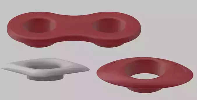 Set of 3 Shoe eyelets