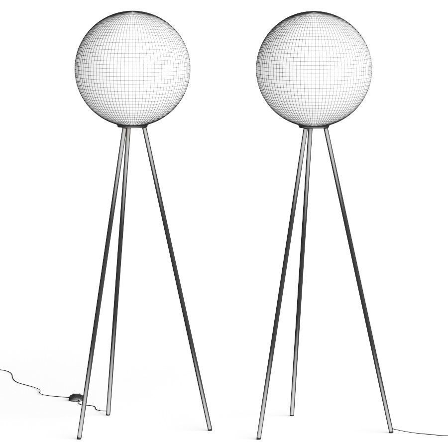 FontanaArte Prima Signora Floor Lamp 3D model_1