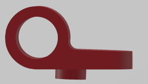 Hook for shoe 3D model_1