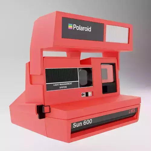 Polaroid Lowpoly camera