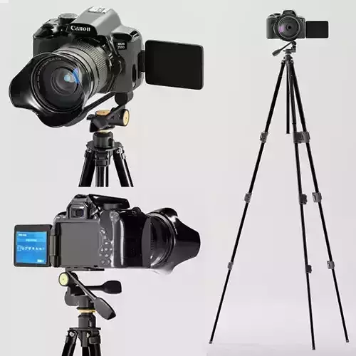 Canon 750D 3D model