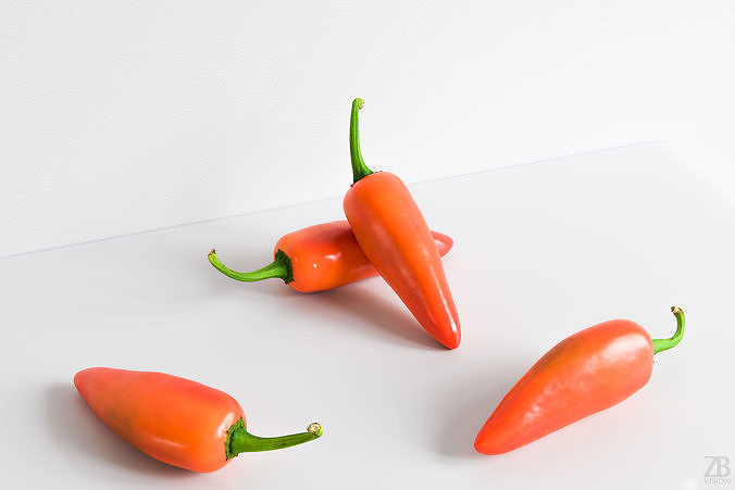 Jalapeno 3D model