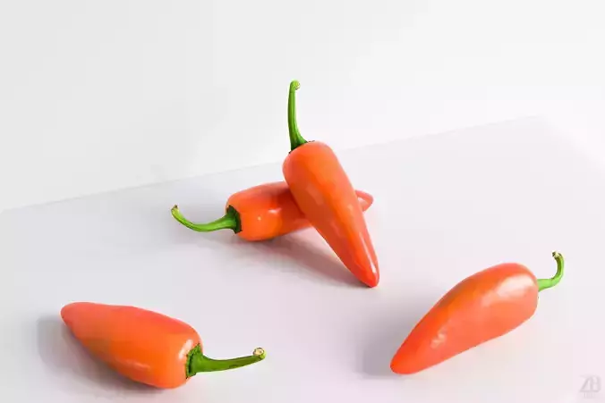 Jalapeno 3D model