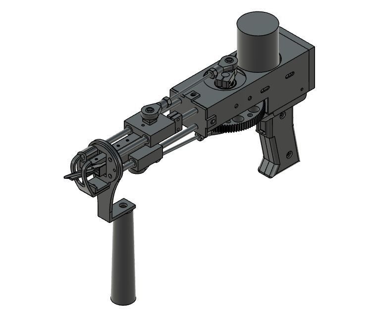 Tufting gun  3D model_2