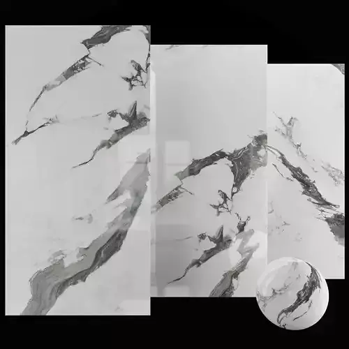 Panda Marble 3D model